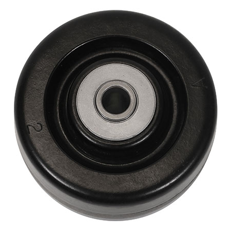 Side view of 4" x 2" phenolic wheel